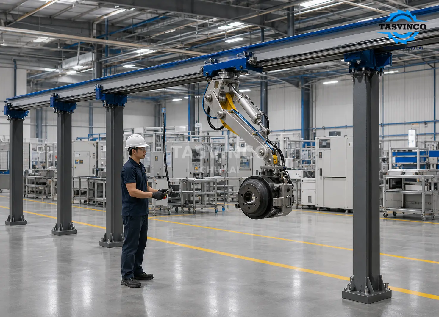 Thiết bị trợ lực hoạt động trong nhà máy